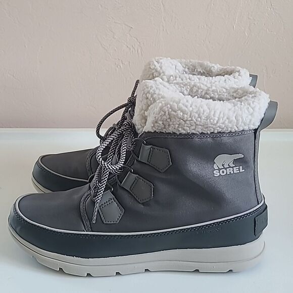 SORE EXPLORER CARNIVAL BOOT Waterproof Lace Up Color: Quarry Size 10 EU 41 - Picture 3 of 14